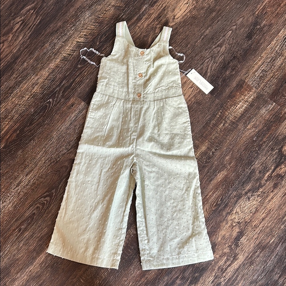 Kids Green Overalls